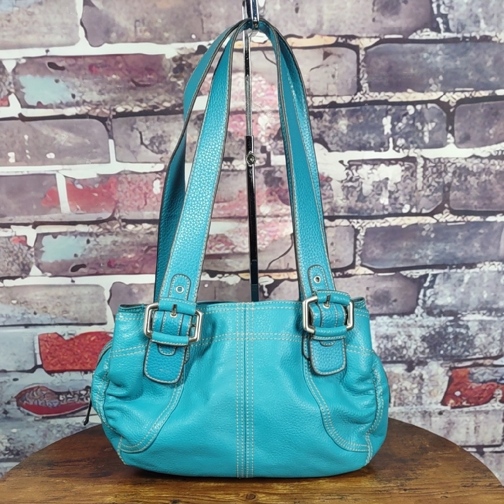 Relativity Pebbled Leather Shoulder Bag